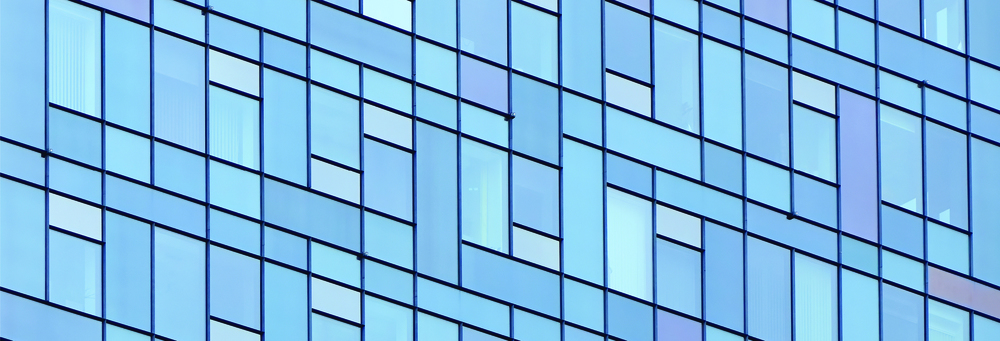 Blue glassed building